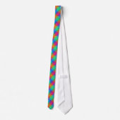 Rainbow Stylish Pattern Krawatte (Rückseite)