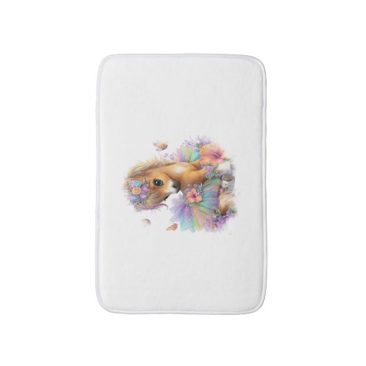 Rainbow Summer Badematte (Vorderseite Vertikal)