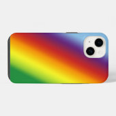 Rainbow Summer Chee in Gradient Stripes iPhone Hülle (Rückseite (Horizontal))