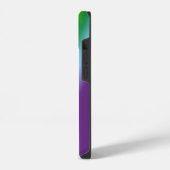 Rainbow Summer Chee in Gradient Stripes iPhone Hülle (Linke Seite)