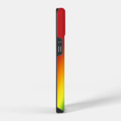 Rainbow Summer Chee in Gradient Stripes iPhone Hülle (Rechte Seite)