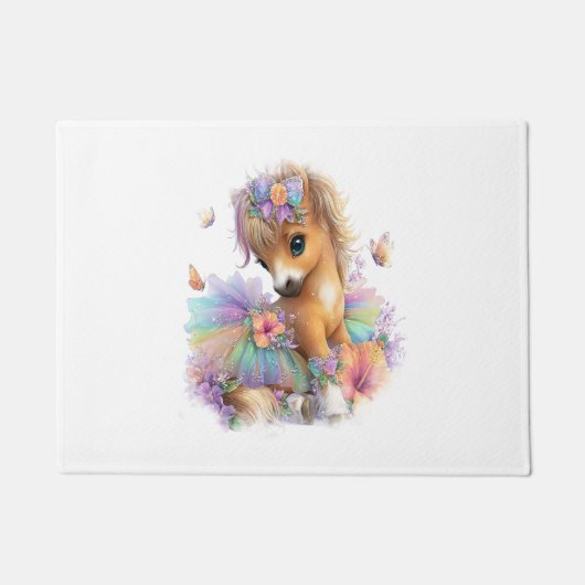 Rainbow Summer Fußmatte (Vorderseite)