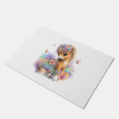 Rainbow Summer Fußmatte (Schrägansicht)