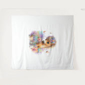 Rainbow Summer Wandteppich (Vorderseite (Horizontal))