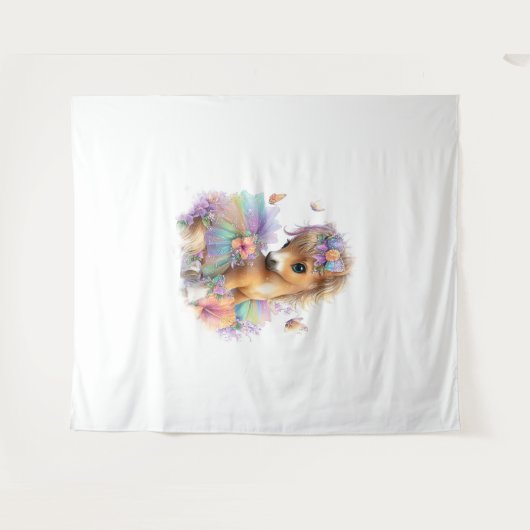 Rainbow Summer Wandteppich (Vorderseite (Horizontal))