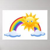 Rainbow Sun Office personalize Destiny Destiny's Poster (Vorne)