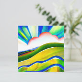 Rainbow Sunburst Landschaft (Stehend Vorderseite)