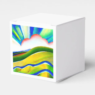 Rainbow Sunburst Landschaft Geschenkschachtel