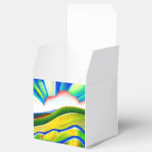 Rainbow Sunburst Landschaft Geschenkschachtel (Geöffnet)