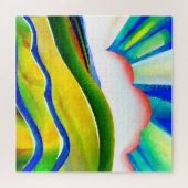 Rainbow Sunburst Landschaft Puzzle (Horizontal)