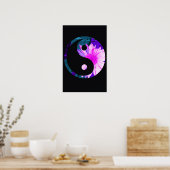 Rainbow Sunflower Yin Yang Poster (Küche)
