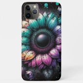 Rainbow Sunflowers iPhone Cases (Rückseite)