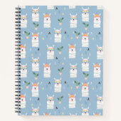 Rainbow Sunglasses Llama Pattern Notizblock (Vorderseite)