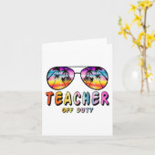 Rainbow Sungles Palm Beach End of School Karte (Gelbe Blume)