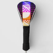 Rainbow Sunrise Golf Headcover (Vorderseite)