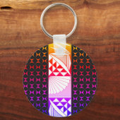 Rainbow Sunrise Schlüsselanhänger (Vorderseite)