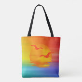 Rainbow Sunrise Tasche (Rückseite)