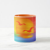 Rainbow Sunrise Tasse (Zentrum)