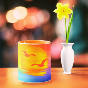 Rainbow Sunrise Tasse