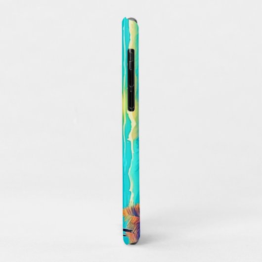 Rainbow Sunset Beach Case-Mate iPhone Hülle (Hinten/Links)