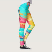 Rainbow Sunset Beach Leggings (Rechts)