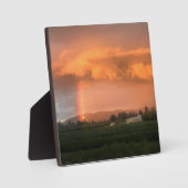Rainbow Sunset Fotoplatte (Vorderseite)