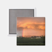 Rainbow Sunset Magnet (Vorderseite/Rückseite)