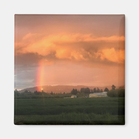 Rainbow Sunset Magnet (Vorne)