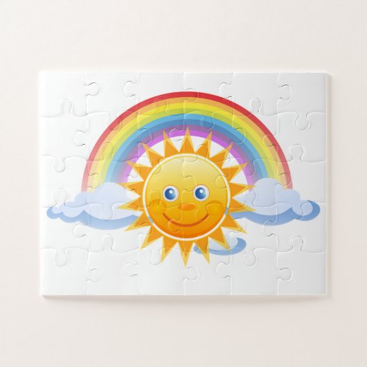 Rainbow Sunshine Puzzle (Horizontal)