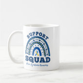 Rainbow Support Squad Down Syndrome Awareness Kaffeetasse (Links)