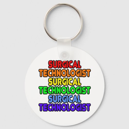 Rainbow Surgical Technologe Schlüsselanhänger (Vorderseite)