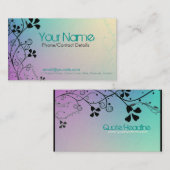 Rainbow Sweet Business Card Visitenkarte (Vorne/Hinten)
