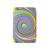 Rainbow-Swirbelmuster Badematte (Vorderseite Vertikal)