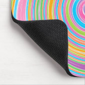 Rainbow-Swirbelmuster Mousepad (Ecke)