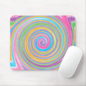 Rainbow-Swirbelmuster Mousepad (Mit Mouse)