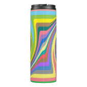 Rainbow-Swirbelmuster Thermosbecher (Rückseite)