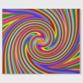 Rainbow Swirbelpapier Geschenkpapier (Flach)