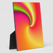 Rainbow Swirbeluntergrund Fotoplatte (Seite)