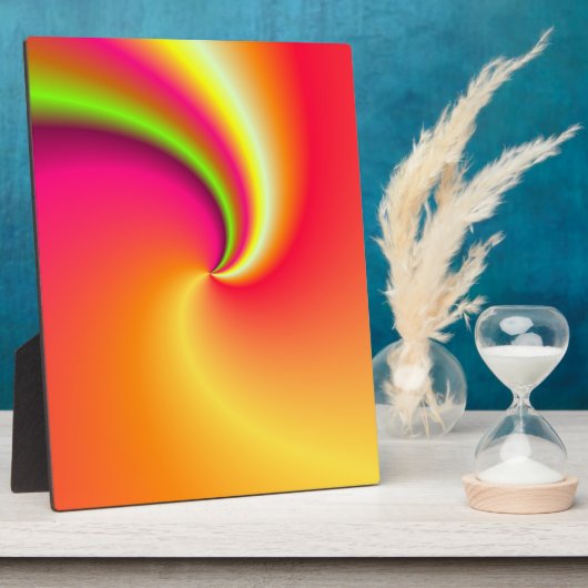 Rainbow Swirbeluntergrund Fotoplatte (Seite)