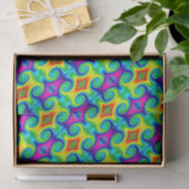 Rainbow Swirl Abstrakt Art Design Seidenpapier (Geschenk)