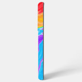 Rainbow Swirl Abstrakt Fluid Art Samsung Galaxy Hülle (Rückseite (Horizontal))