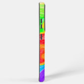 Rainbow Swirl Abstrakt Fluid Art Samsung Galaxy Hülle (Rechte Seite)