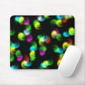 Rainbow Swirl Balls Mousepad (Mit Mouse)