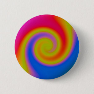 Rainbow Swirl Button