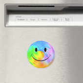 Rainbow Swirl Face Magnet (In Situ (Geschirrspüler))