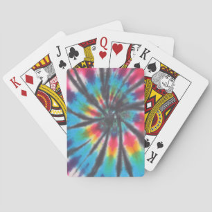 Rainbow Swirl Gefärbte Krawatte Bicycle Karten Spielkarten