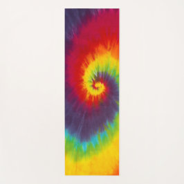 Rainbow Swirl Gefärbte Krawatte Groovy Cool Yogamatte
