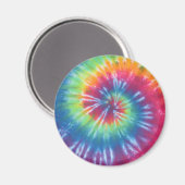Rainbow Swirl Gefärbte Krawatte Magnet (Vorderseite/Rückseite)