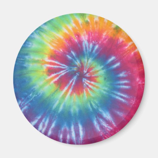 Rainbow Swirl Gefärbte Krawatte Magnet (Vorne)