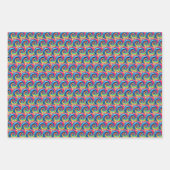 Rainbow Swirl Geschenkpapier Set (Vorderseite 3)